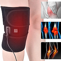 Наколінник-бандаж із підігрівом, від USB/масажер для коліна з підігрівом/Наколінник для суглобів