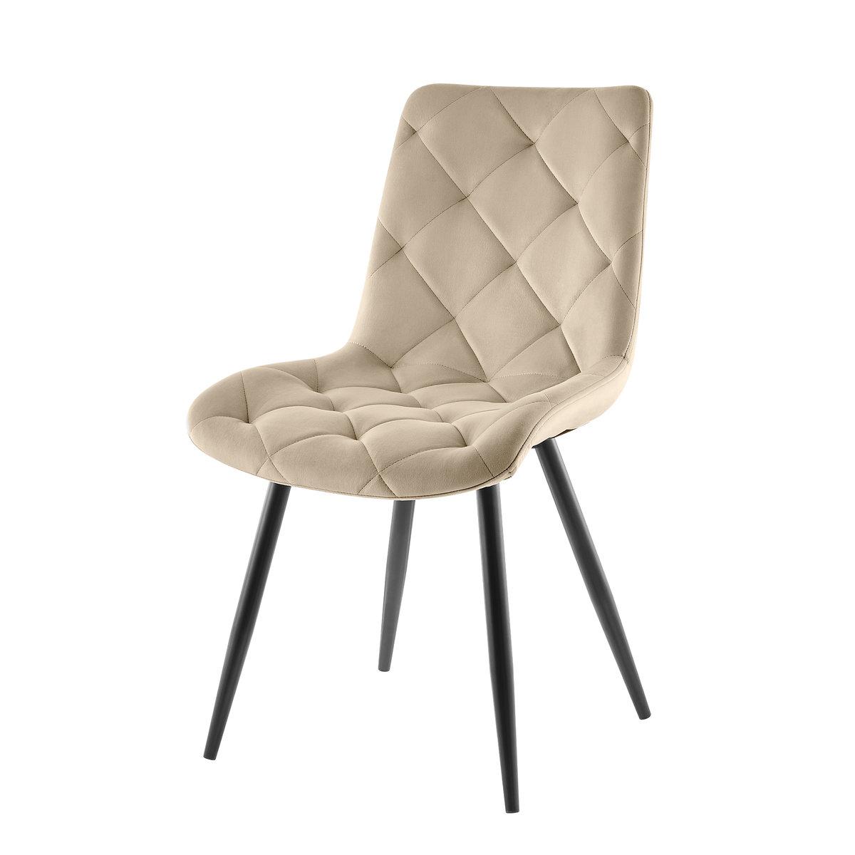 Cтілець SHELL чорний каркас/темний беж, фото 1