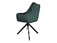 Стілець SALVIA чорний каркас/зелений, фото 5