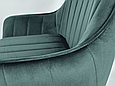 Стілець SALVIA чорний каркас/зелений, фото 8