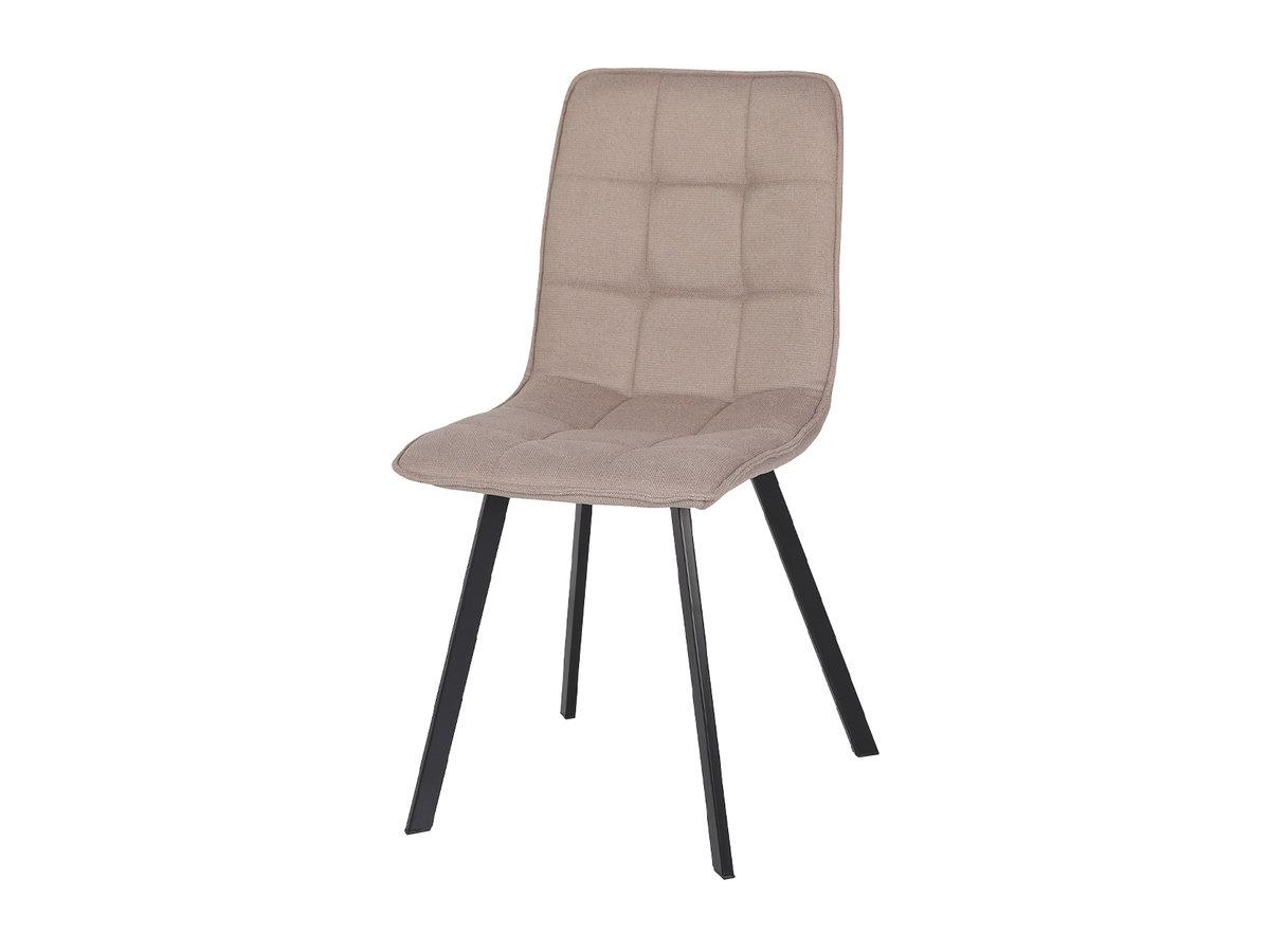 Стілець EARI TEX чорний каркас/беж тк., фото 1
