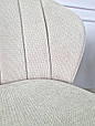 Стілець NEIL чорний каркас/беж тк., фото 7