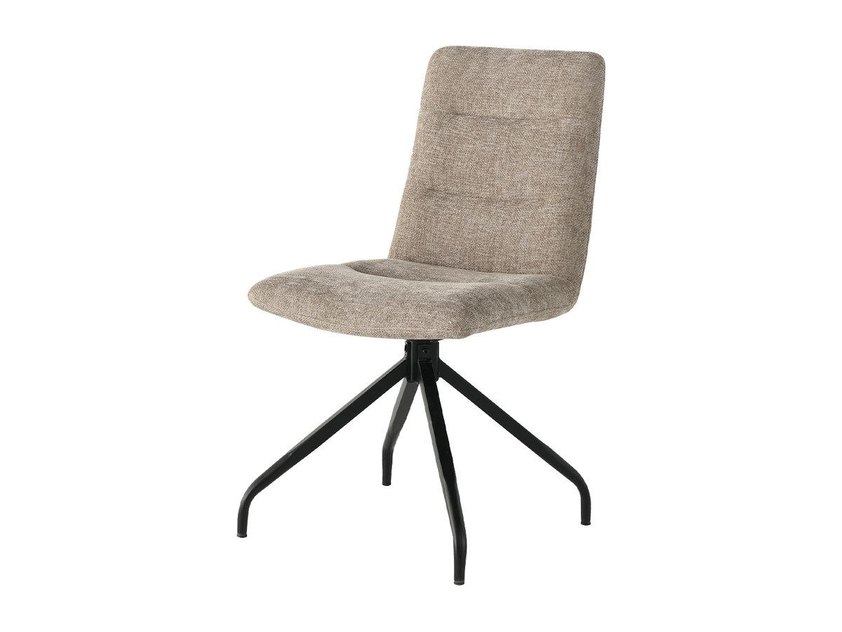 Стілець DAMIR чорний каркас/темно-сірий тк., фото 1