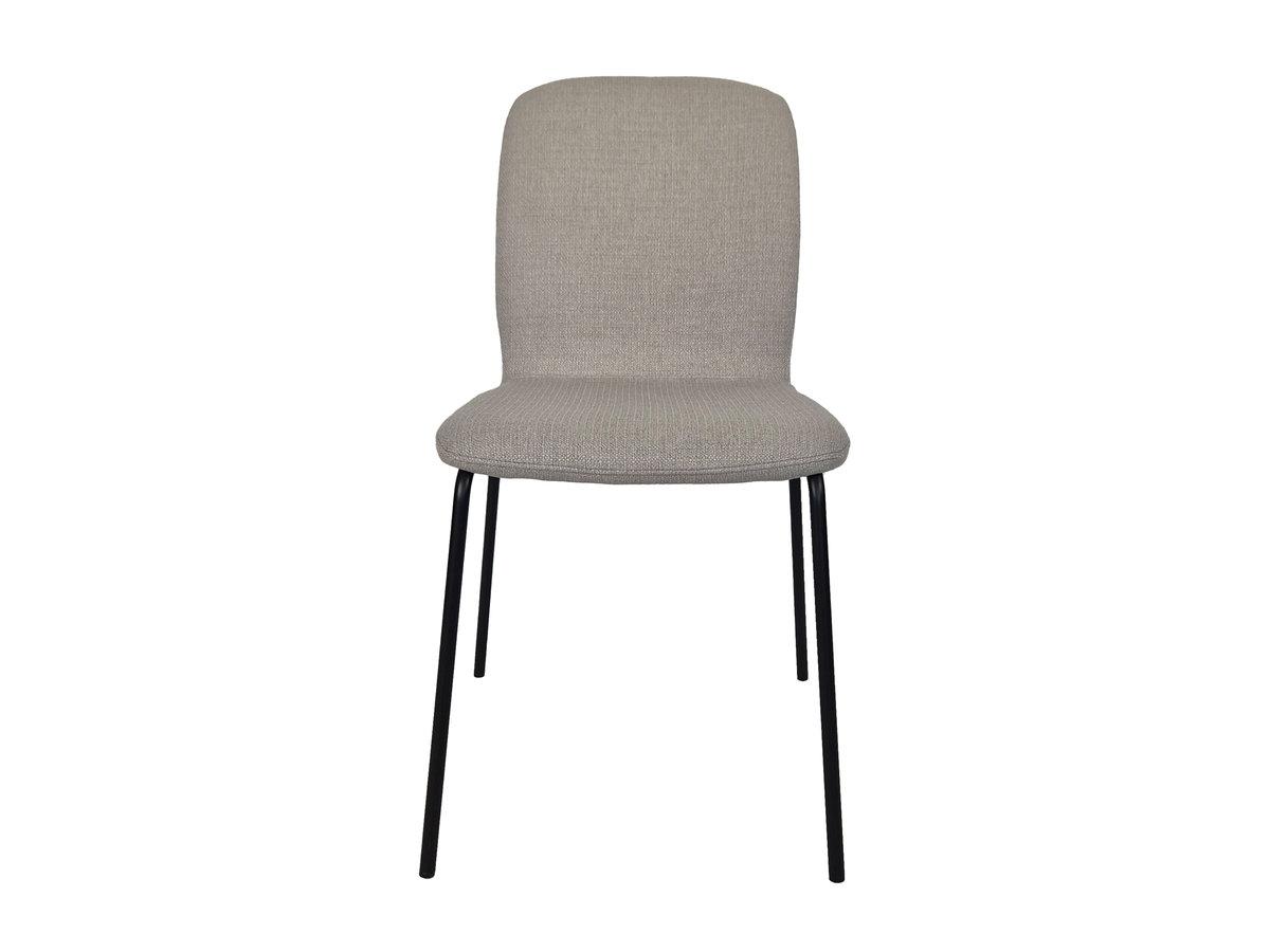 Стілець NAVY стілець чорний каркас/світло-сірий тк., фото 1