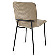Стілець TINA чорний каркас/темний беж тк., фото 4