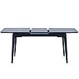 Стіл BERLIN CERAMIC 140(180)*80 сірий мат/чорний каркас, фото 6