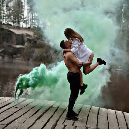 Кольоровий дим, зелений, 60 сек, фото 1