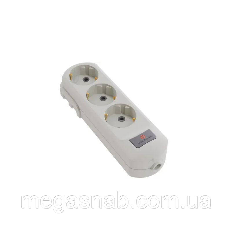 Колодка 3 з з/к з кнопкою NEOMAX, фото 1