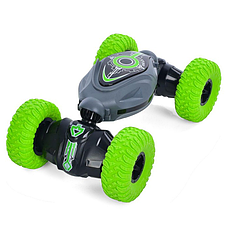 Машина на радіокеруванні 3688 G 137 A підсвічування звук обертається на 360° 2 пульти на руку і пульт в коробці Зелений, фото 2