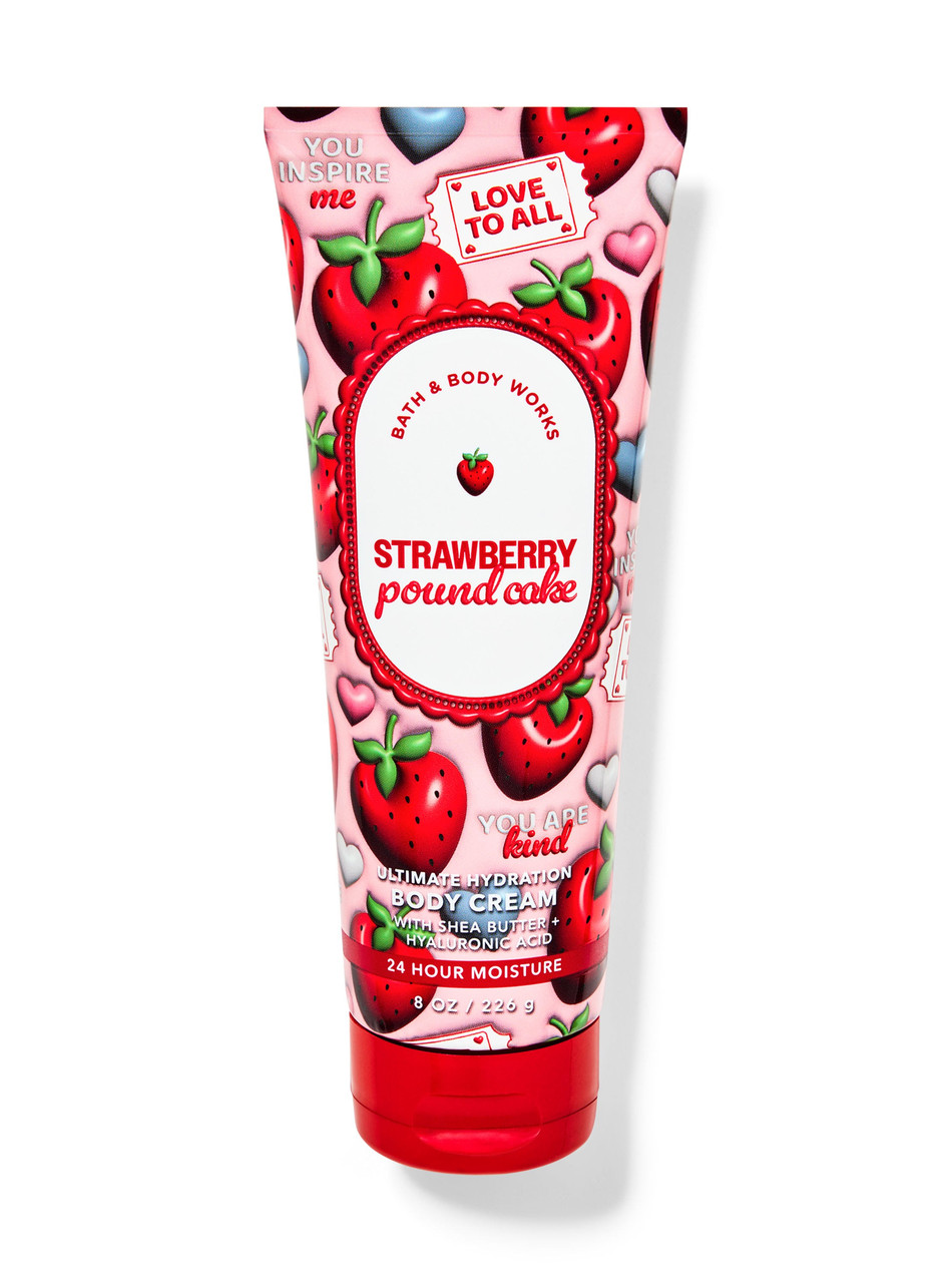 Крем для тіла Bath & Body Works Strawberry Pound Cake 226 г, фото 1