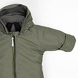 Дитячий зимовий комбінезон Аполло з утеплювачем Termoloft  Мембранна тканина Зелений  Розмір 74-80, фото 9