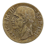 Італія 10 чентезимо, 1939 Алюмінієва бронза (жовтий колір), фото 2