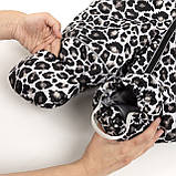 Дитячий зимовий комбінезон Аполло з утеплювачем Termoloft  Мембранна тканина Леопард  Розмір 74-80, фото 4