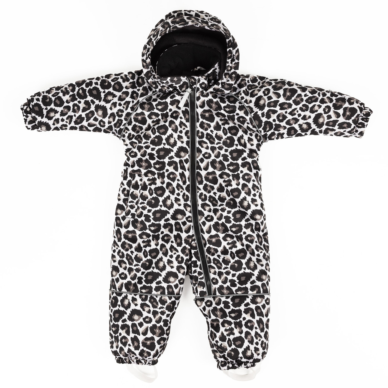 Дитячий зимовий комбінезон Аполло з утеплювачем Termoloft  Мембранна тканина Леопард  Розмір 74-80, фото 1