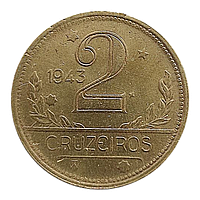 Бразилія 2 крузейро, 1943