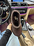 Жіночі уги UGG Tasman Platform Brown (коричневі) зимове повсякденне взуття Уги топ, фото 2