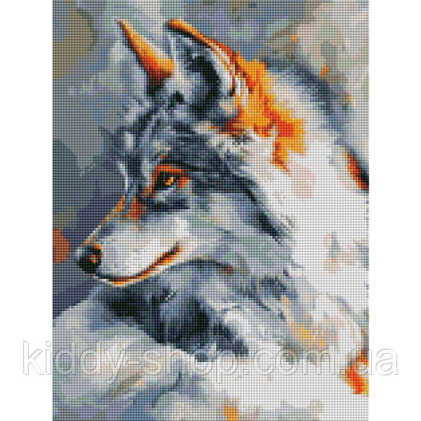 Діамантова мозаїка Вовк, 30х40 см, фото 1