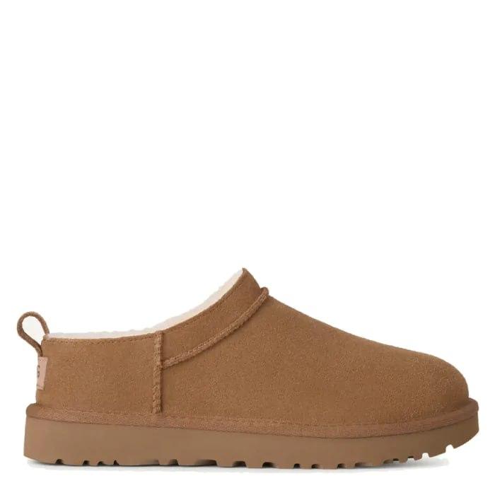 Жіночі зимові уги UGG Classic Micro Chestnut (коричневі) модне тепле повсякденне взуття u9923 Уги vkross, фото 1