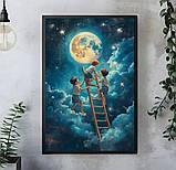 Картина “Дістати до Місяця” — друк на полотні 40×60 см, фото 3