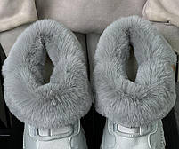 Черевики жіночі зимові 8 пар у ящику сірого кольору 36-41, фото 4