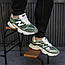 Чоловічі спортивні кросівки New Balance 9060 (зелені з білим) демісезонні кроси 3135 Нью Беленс vkross, фото 3