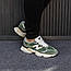 Чоловічі спортивні кросівки New Balance 9060 (зелені з білим) демісезонні кроси 3135 Нью Беленс vkross, фото 8