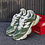 Чоловічі спортивні кросівки New Balance 9060 (зелені з білим) демісезонні кроси 3135 Нью Беленс vkross, фото 10