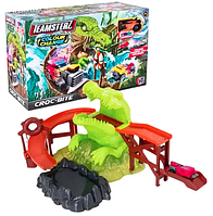 Гоночний трек Teamsterz Croc-Bite з машинкою-хамелеоном, що змінює колір, HTI