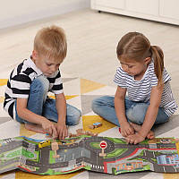 Розвиваюча дерев'яна гра 900149 Дорожні знаки 18 деталей IGROTECO