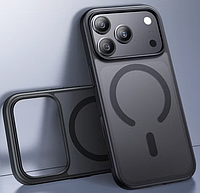 Силіконовий чохол iPhone 17 Pro Max Ugreen with MagSafe — Mатовий чорний