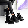Дизайнерські чорні лакові глянсові шкіряні черевики з галявкою, фото 10