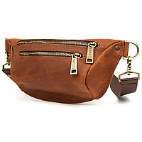 Напоясна сумка бананка в розмірі S TARWA RB-3104-2lx коньячна