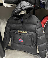 Чоловіча куртка анорак зимова Napapijri осінь-зима до -20 пуховик з утепленням дута. Живе фото