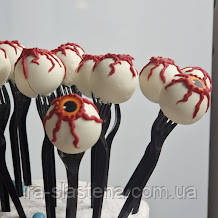 Кейк попси очі на вилці Хелловін Хеловін (Hаlloween), фото 1