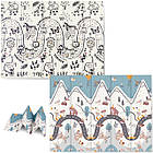 Килимок розкладний дитячий 200 x 150 x 1 см Nukido NK-341 Дорога-Сафарі