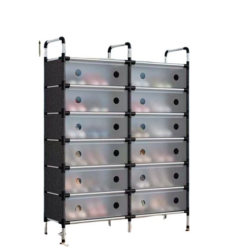 Шафа-полиця для зберігання взуття подвійна shoe rack AND LY-1039 Jw, фото 1