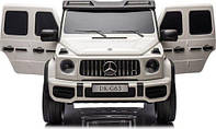 Дитяча акумуляторна машинка Mercedes Benz G63 AMG XXL Біла