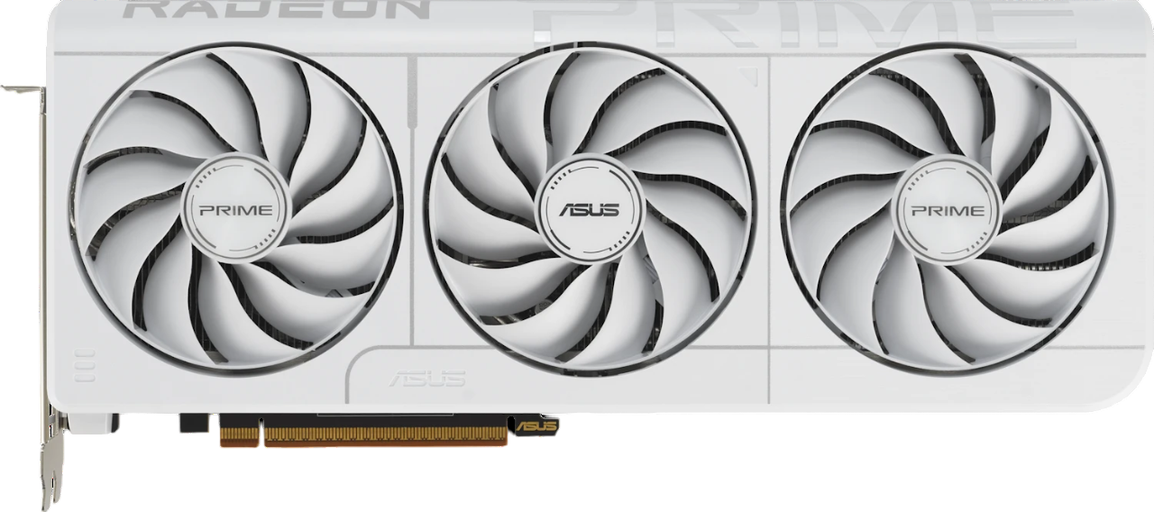 Вiдеокарта AMD Radeon RX 9070 XT 16GB Asus OC PRIME White (90YV0L75-M0NA00)
