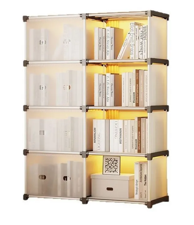 Шафа конструктор для зберігання речей Шафа конструктор для зберігання речей пластикова на 8 секцій 84х28х126 10166 110х37х145 см M, фото 1