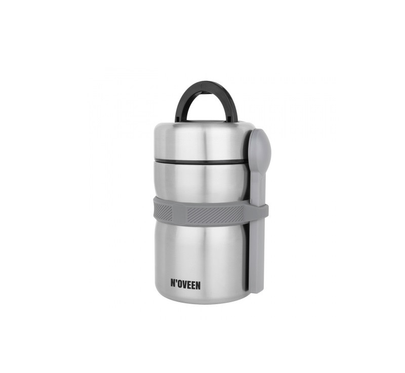 Термос харчовий Noveen TB961 Silver 2 л — набір з 3 контейнерами