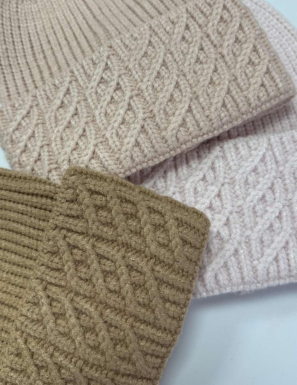 Шапка для дівчинки одинарна 03224, фото 1