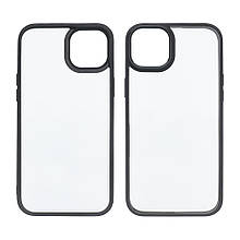 Чохол Aluminum Camera Frame для Apple iPhone 14 color № 01 чорний Люкс