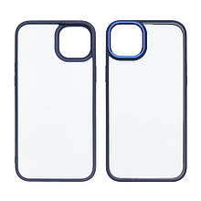 Чохол Aluminum Camera Frame для Apple iPhone 14 color №03 темно-синій Люкс