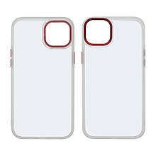 Чохол Aluminum Camera Frame для Apple iPhone 14 color № 07 червоний Люкс