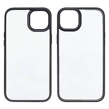 Чохол Aluminum Camera Frame для Apple iPhone 14 Max color № 01 чорний Люкс