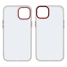 Чохол Aluminum Camera Frame для Apple iPhone 14 Max color № 07 червоний Люкс