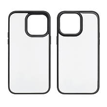 Чохол Aluminum Camera Frame для Apple iPhone 14 Pro color № 01 чорний Люкс