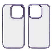 Чохол Aluminum Camera Frame для Apple iPhone 14 Pro color № 09 бузковий Люкс