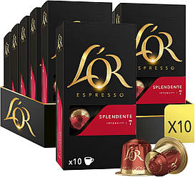 Сет Nespresso L'or Splendente (10 упаковок по 10 капсул)