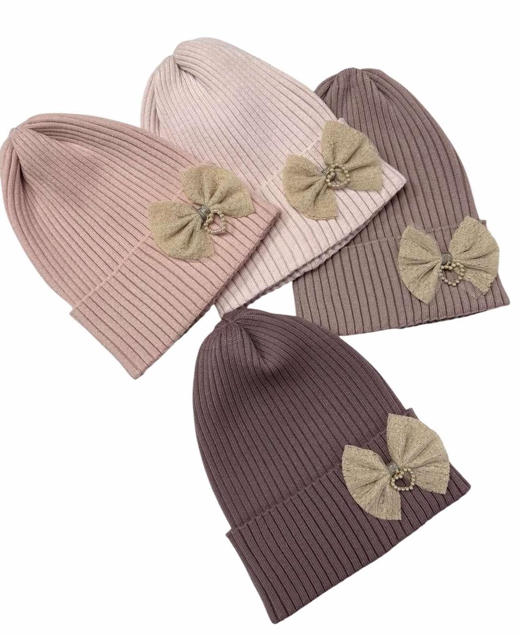 Шапка для дівчинки одинарна 03224